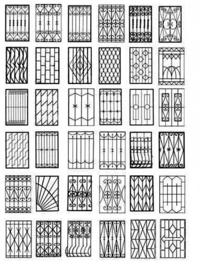 Варианты решеток на окна купить