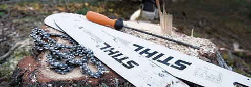 STIHL Правильный монтаж пильной цепи и шин