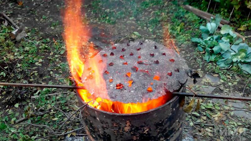 безопасно сжечь мусор